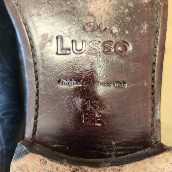 Royal Vivific Silouette Custom Goodyear welt Navy Balmoral lace up main image 5